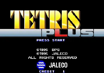 Tetris Plus screen shot title